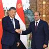 Xi holds talks with Egyptian president