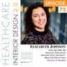 Episode 72, Elizabeth Johnson, PhD, MS-CRM, RN, Assistant Professor, Montana State University Mark and Robyn Jones College of Nursing, Incoming President of the Nursing Institute for Healthcare Design