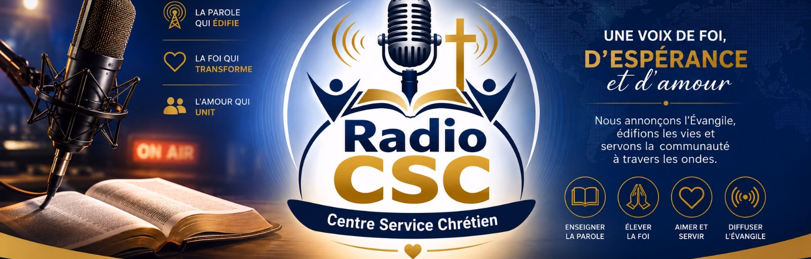 Radio CSC          Centre Service  Chrétien