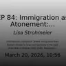 EP 84: Immigration as Atonement: „Kontingentflüchtlinge“ and the German Political Discourse