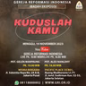 KUDUSLAH KAMU - 1 PETRUS 1:13-16