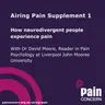 How neurodivergent people experience pain