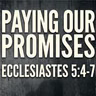 Paying Our Promises