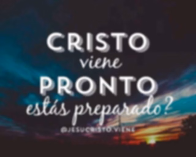 CRISTO VIENE PRONTO