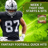 OPPORTUNITY: Las Vegas Raiders' Michael Mayer SURGES – Why He Belongs In Your Week 7 Lineup