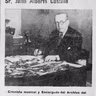 Recuerdos fotográficos: 1937. Un homenaje por el aniversario de LA GACETA y por el Día del Archivero