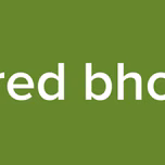 red bhoj