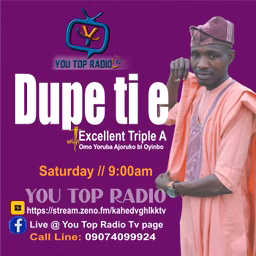 DUPE TI E with Omo Yoruba Ajoruko bi Oyinbo