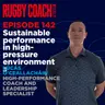 Sustainable performance in high-pressure environments