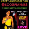 KARRY-ANNE SCORPIAN IS LOVE😍❤🖤💚IN HUMAN FORM ON #BNR #GOODVIBES