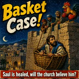Basket Case! Saul Escapes Damascus in a Basket | Acts 9 Sermon on Paul, Grace & the Early Church