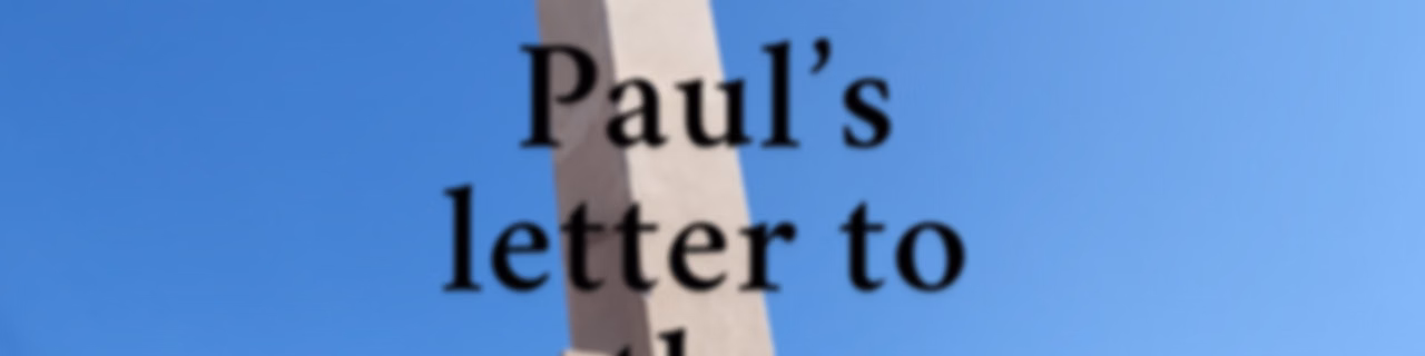 Paul's letter to the Romans