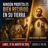 Lunes, 31 de agosto 2026 | Lucas 4, 16-30 | San Ramón Nonato