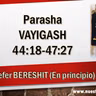 AUDIO PARASHA 11 VAYIGASH