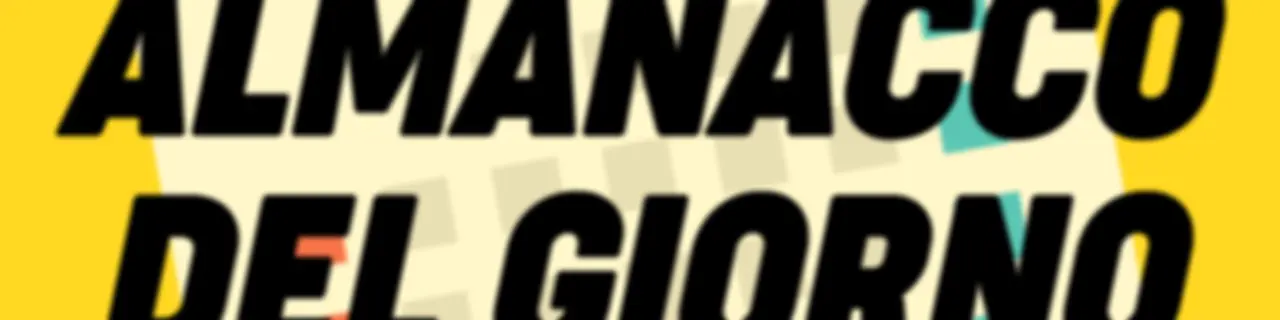 Almanacco del giorno