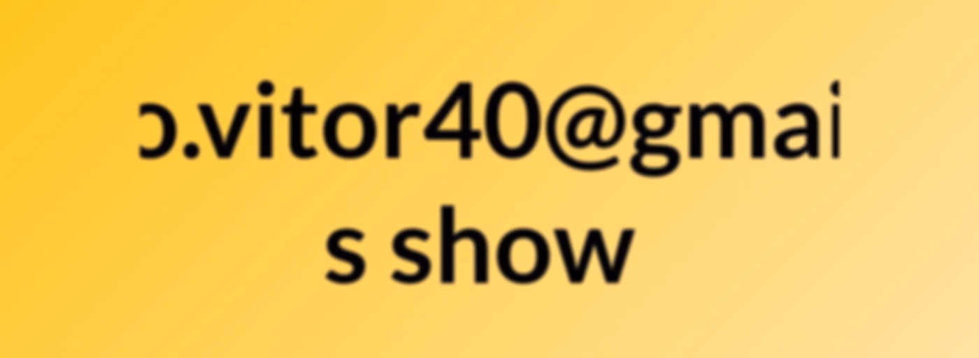 marcio.vitor40@gmail.com's show