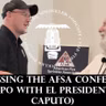 Discussing the AFSA Conference and Expo with El Presidente (Bob Caputo)