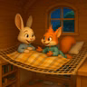 Petit Lapin dort chez un copain