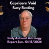 Capricorn Resting Quality Time with Family and Pets