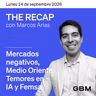 THE RECAP 14-09-26 |Mercados negativos, Medio Oriente, Temores en IA y Femsa