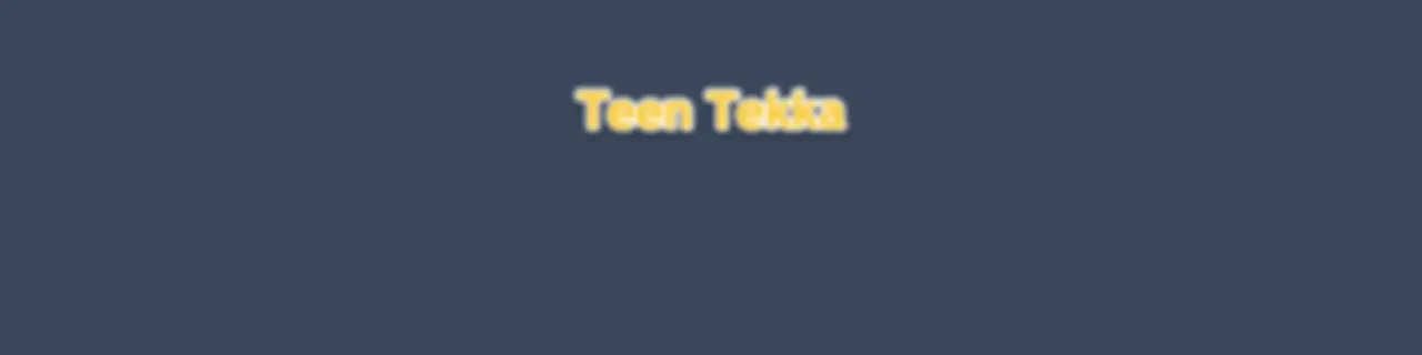 Teen Tekka