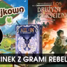 Odcinek o kilku grach wydawnictwa Rebel.