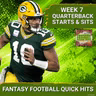 UNLEASHED: Detroit Lions Set Up Jordan Love for Fantasy DOMINANCE — Must-Start QB Picks Week 7