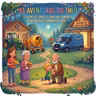 As aventuras de Theo em a van que sempre encontra o caminho de casa