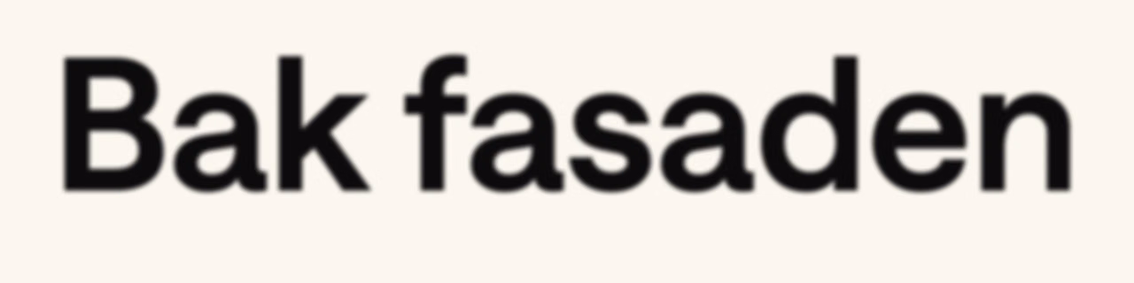 Bak fasaden. Folk, steder og arkitektur