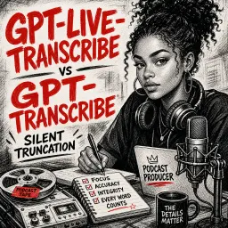 GPT-Transcribe Batch vs. Live for Podcast Tape