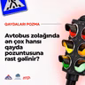 Avtobus zolağında ən çox hansı qayda pozuntusuna rast gəlinir?  I "Qaydaları Pozma"