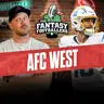 AFC West Breakdown + Mock Draft Promises - Fantasy Football Podcast for 7/14
