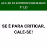 🎙️ Cale-se e Conquiste: As 6 Leis da Autorresponsabilidade