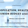 Population, Health, and Union Budget 2026-27 | Panel Discussion | IMPRI #webpolicytalk