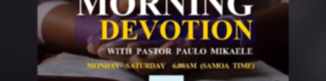 MORNING DEVOTION