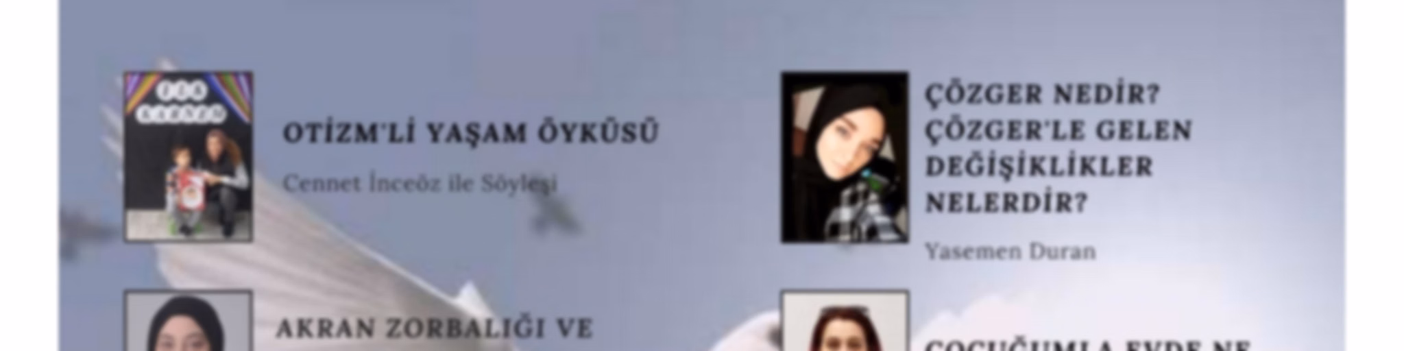 Otizmli Dergisi Yazıları