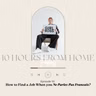 Finding a Job When you Ne Parlez Pas Français !