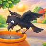 हुशार,मेहनती कावळा :The Smart and Hardworking Crow (Kid's Marathi Story)