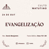 Evangelização (Atos 19.1-20) - Rev Denis Benjamin