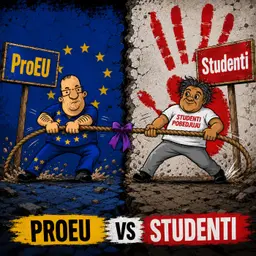 ProEU opozicija protiv Studenata