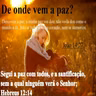 Viver em paz requer esforço