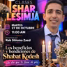 RAB SALLY ZAED- LOS BENEFICIOS Y BENDICIONES DE SHABAT KODESH- UN DIA QUE TE LLENA DE PAZ