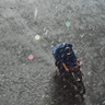 午前3時、ホーチミン市のモンスーンの雨