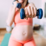 Don't stop exercising just because you're pregnant