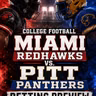 College Football Miami vs Pitt: Preview and Prediction