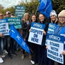 Public sector strikes take place across country