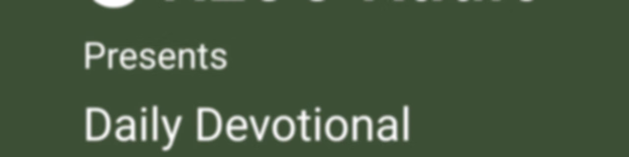 RLCC Daily Devotional