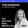 THE MORNING 30-07-26 | Fed dividida; Irán escala; Microsoft sorprende; Meta decepciona; BBAJIO destaca; Kia invierte.