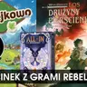 Odcinek o kilku grach wydawnictwa Rebel.