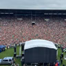 Lucht tacaíochta Mhaigh Eo i bPáirc Mhic Éil.